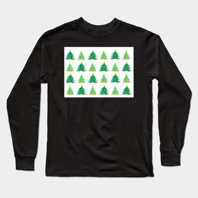 Christmas Tree Farm Long Sleeve T-Shirt by greenoriginals